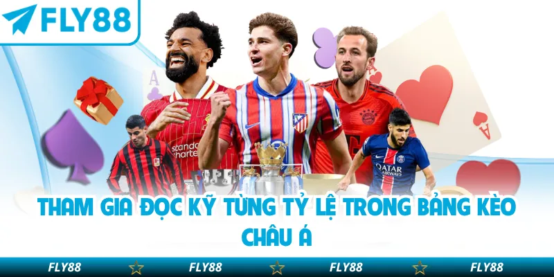 Tham gia đọc kỹ từng tỷ lệ trong bảng kèo Châu Á