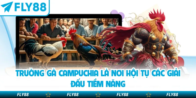 Trường gà Campuchia là nơi hội tụ các giải đấu tiềm năng